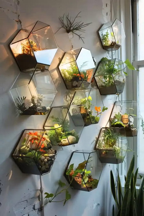 Side Glass Box Wall Display